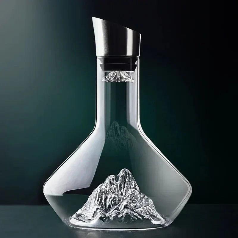 1500ml Glanzvoller Kristall Dekanter – Eleganter Weinbelüfter