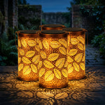 Nature's Charm – Solar Light with Stylish Leaf Design