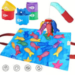 Fischteich Spielzeug aus Plüsch im Montessori-Stil