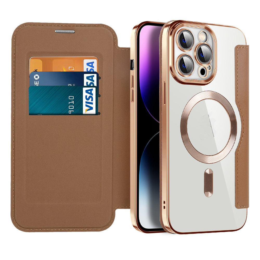 Elegant Magnetic Phone Case for iPhone 11-14