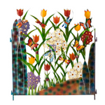 Colorful Metal Fence – Add new sparkle to your garden