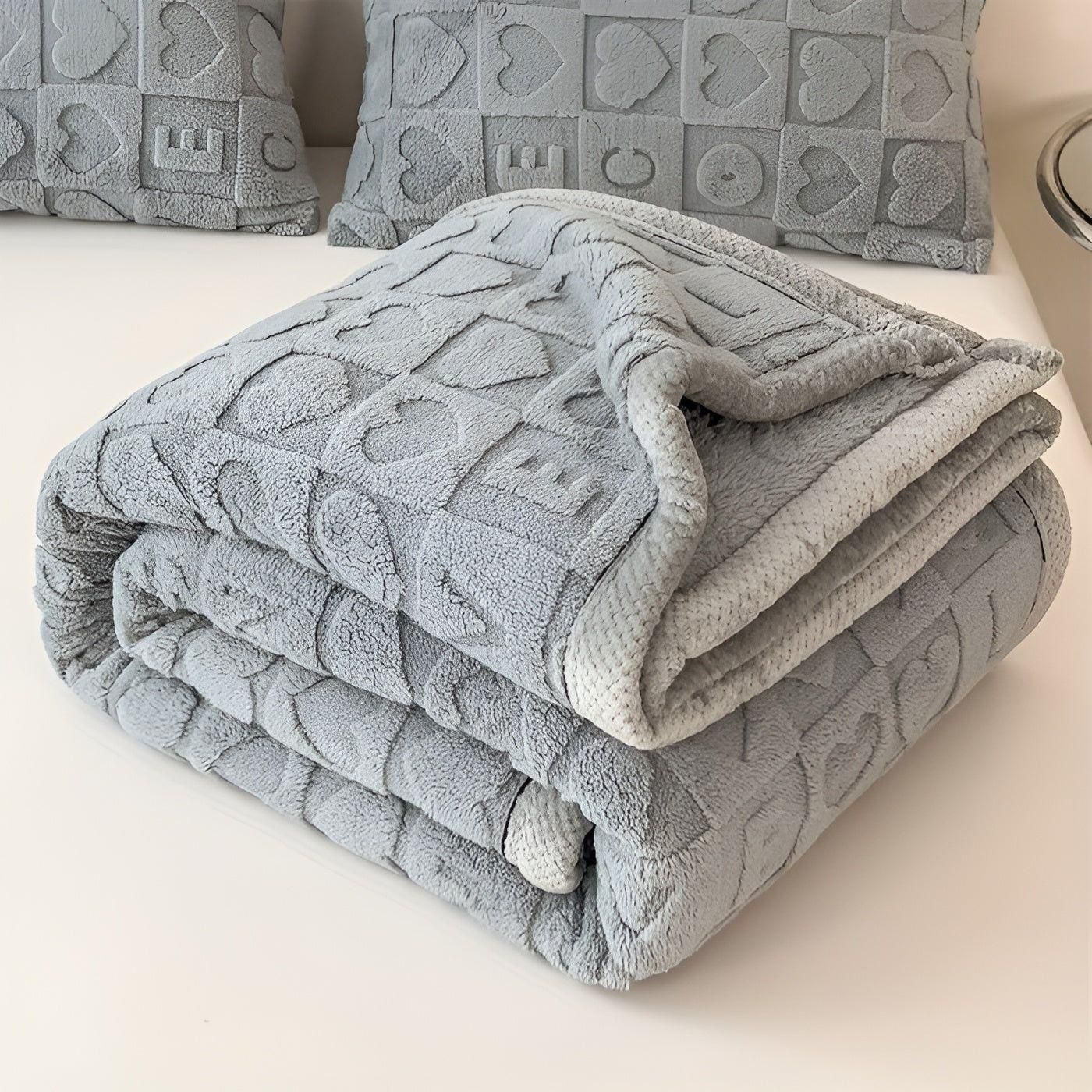 Wohlfühl Wärme-Decke – Kuschelige Fleece-Winterdecke mit doppeltem Design