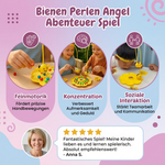 Abenteuerliches Spiel mit Bienenperlen für Angelfreunde