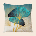 Natural Charm | Cuddly Cushion Cover with Plant Motif | 45×45 cm