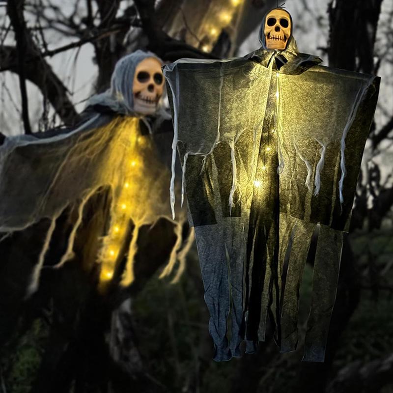 Spuktastische Halloween-Dekoration – Geist 85 cm in verschiedenen Farben