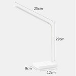 Modern LED Table Lamp with Touch Dimmer and Phone Holder