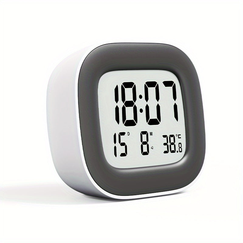 Kompakte Digitaluhr mit Temperaturanzeige