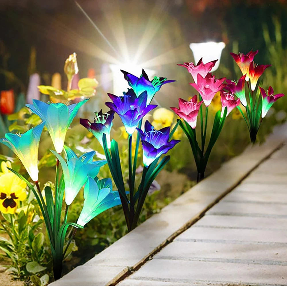 Sonnenblüten – Strahlende, solarbetriebene Lichter für Ihren Garten