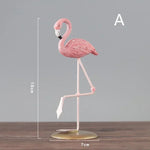 Playful Flamingo Sculpture for Creative Accents