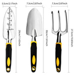VivaGarten 4-Piece Professional Garden Set | Robust Stainless Steel Tools | Includes Hand Protection | Ergonomic Handles