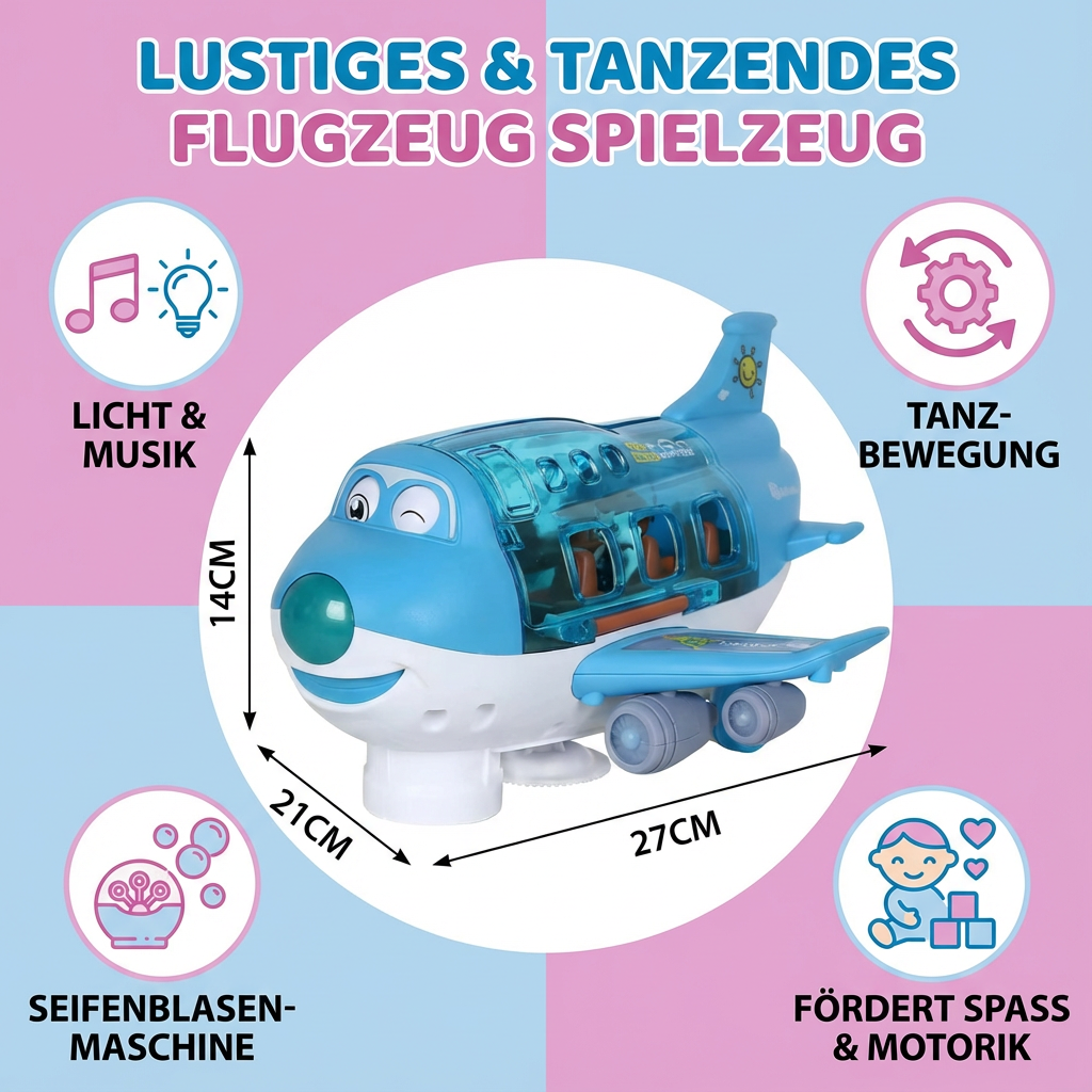 Flugzeug Spielzeug mit Tanzfunktion – Lustiges Kinder Spielzeug