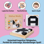 Taschenformat Logikspiel mit zwei Farben