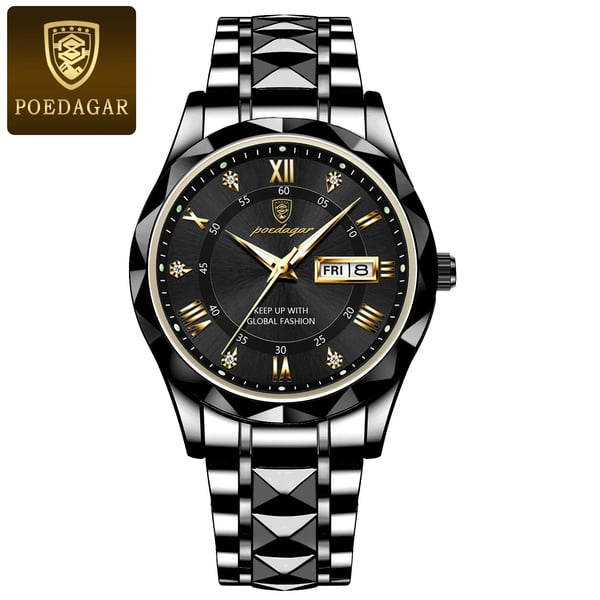Elegante Herrenarmbanduhr mit präziser Quarztechnologie