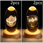 3D Kristalllicht mit LED für eine entspannte Atmosphäre