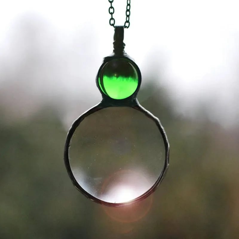 Magniflex | Halskette mit Vergrößerungsglas-Anhänger