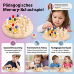 Schachspiel mit pädagogischem Memory-Effekt