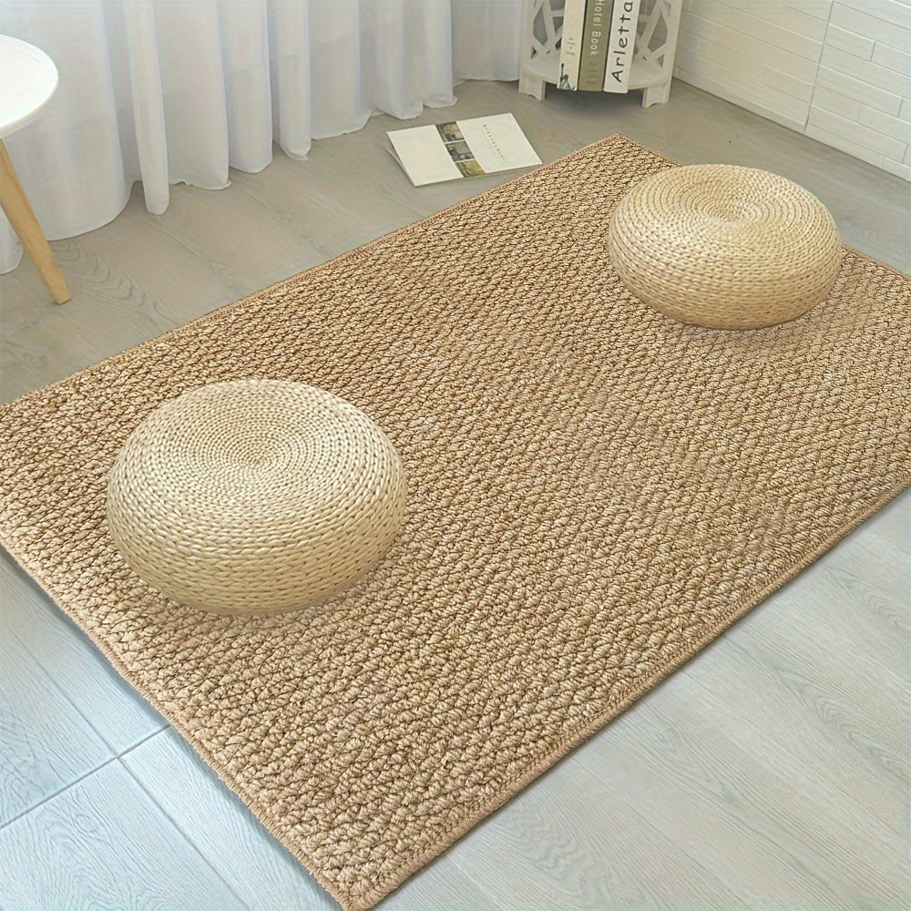 Robust Jute-Look Doormat – Washable Floor Protection for Home & Office