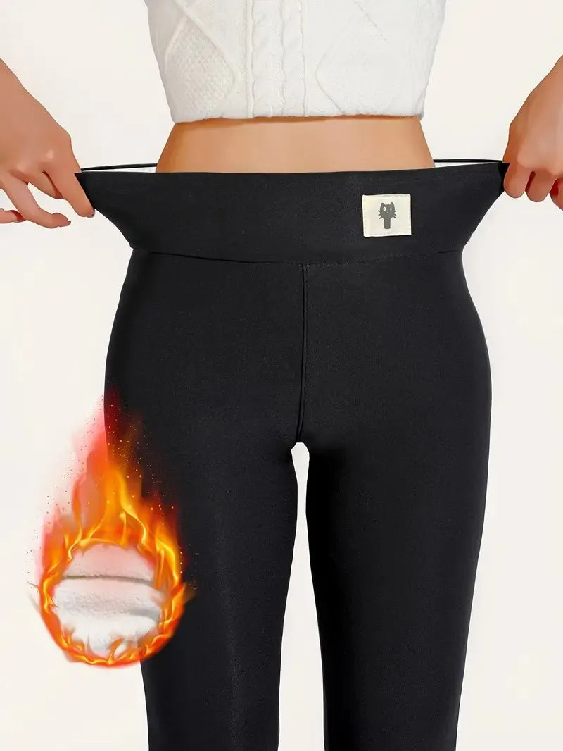 Women's Thermal Leggings | Luxurious Warmth & Body Shaping | High Waist with Butt Shaping