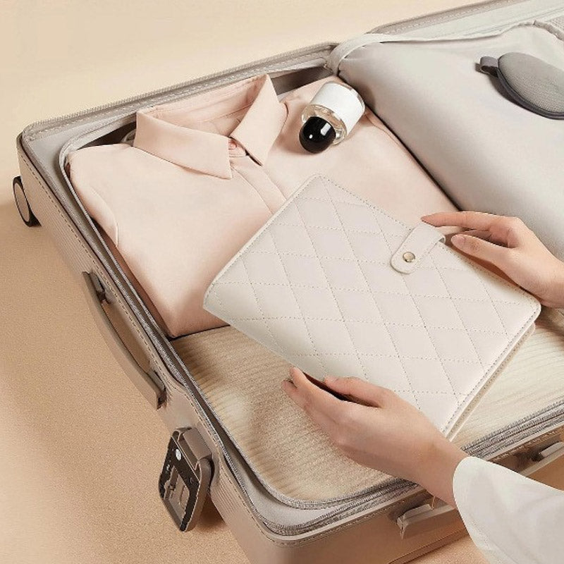 Eleganter Schmuckorganizer mit Fächern – Ideal für Reisen