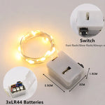 Batteriebetriebene LED-Lichterkette für stimmungsvolle Dekoration