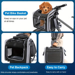 Expandable Pet Basket for Bikes – Comfortable and Safe for Small Companions