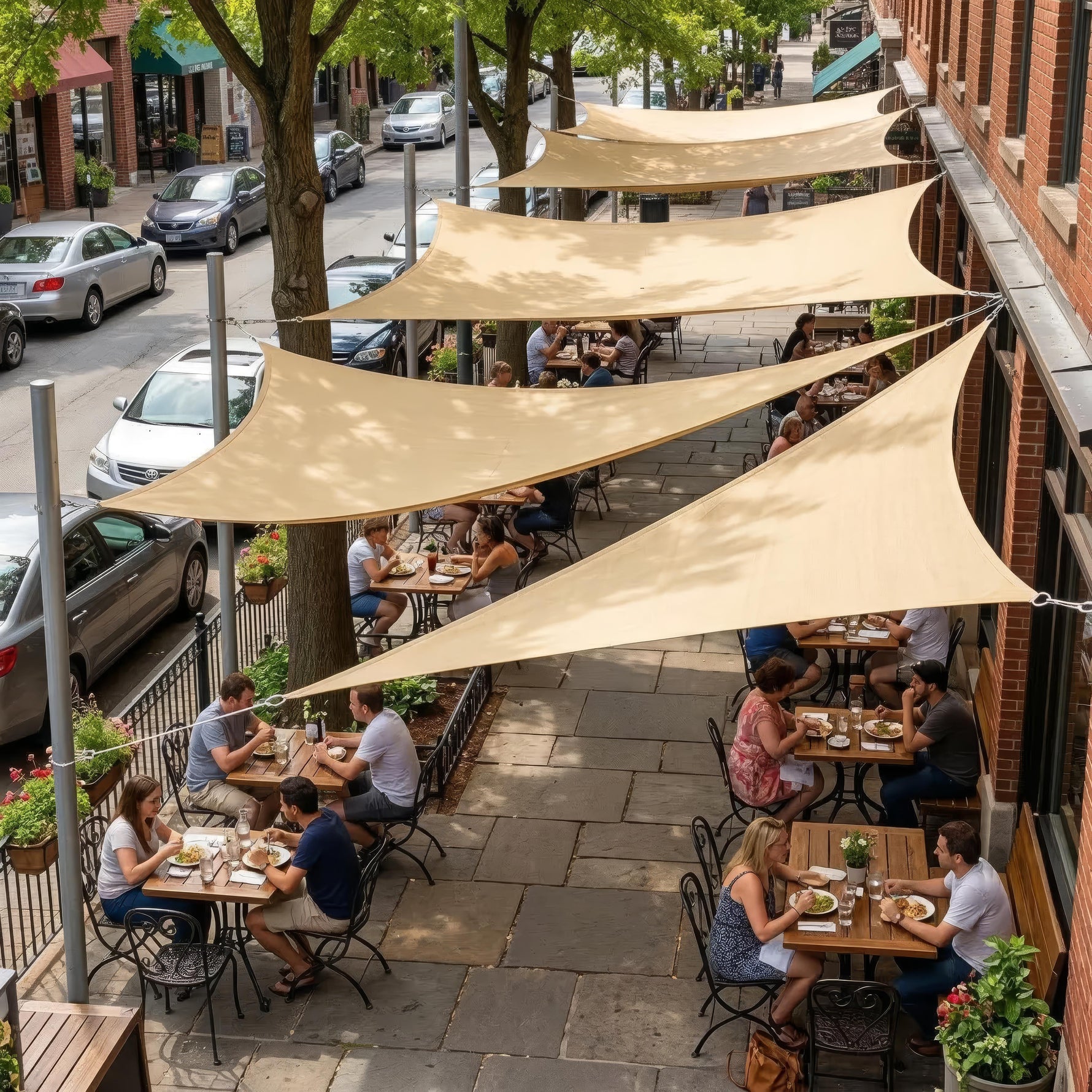 Sun Protection Paradise – Waterproof Rectangular Sun Shade Sail for Outdoor Areas
