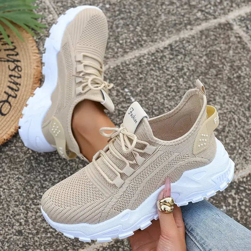 Women's Lightweight Sneakers - Breathable Running Shoes for All Seasons
