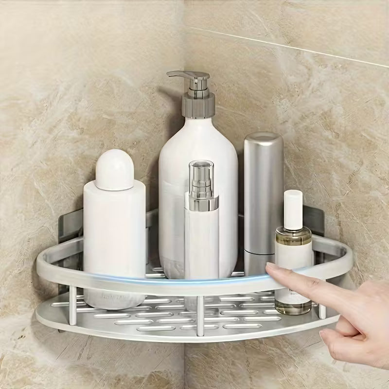 AquaStil – Stilvolles Duschregal ohne Bohren für idealen Platz