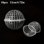 MossHarmony Hanging Planter Ball | Plastic with Drainage Holes | Ideal for Orchids and Ferns | Indoor and Outdoor Use