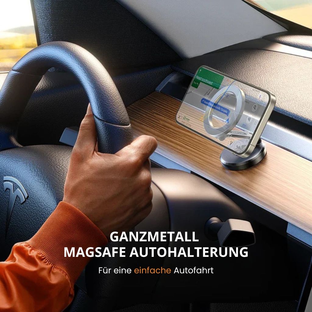 Magnetische Handyhalterung für sicheres Autofahren
