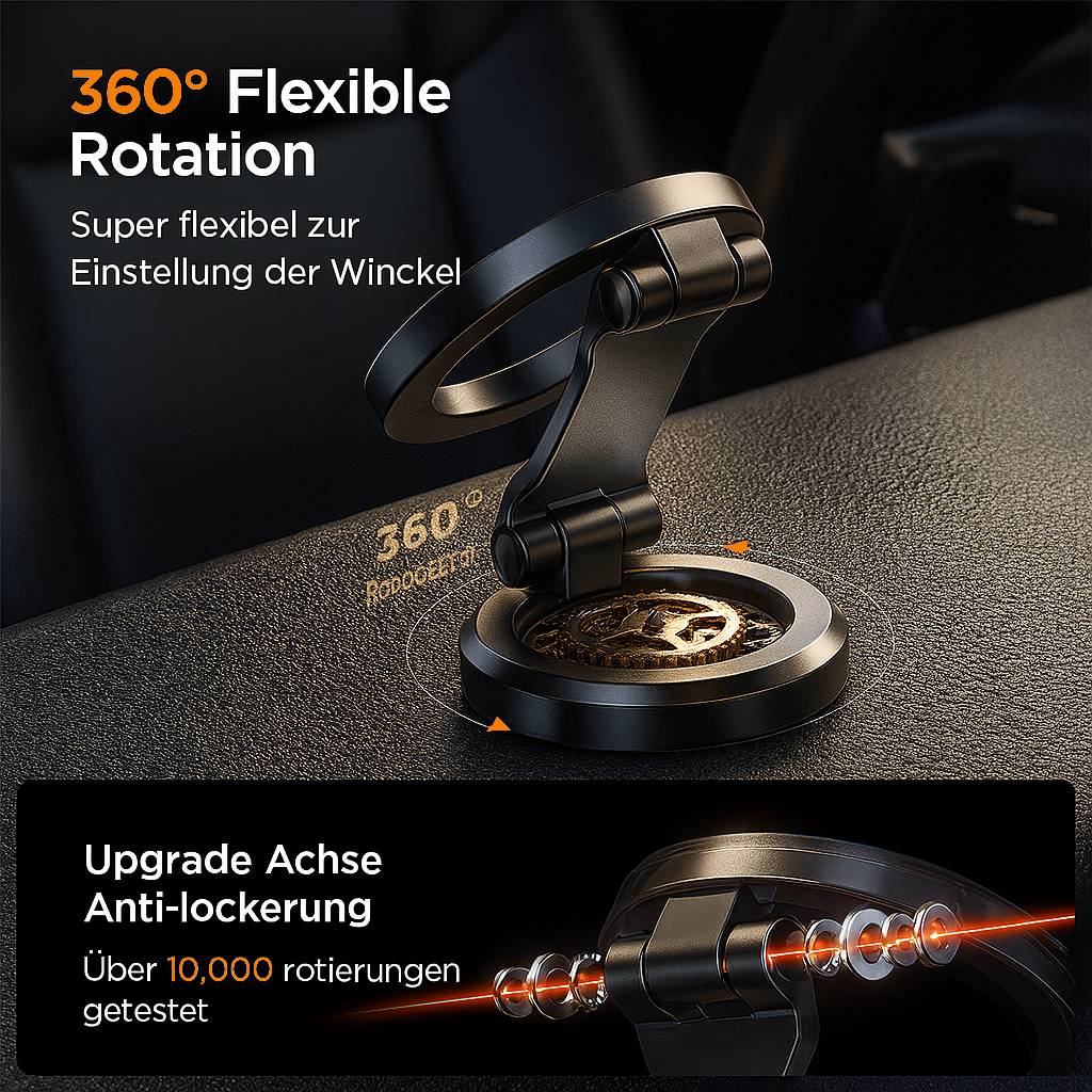 Magnetische Handyhalterung für sicheres Autofahren