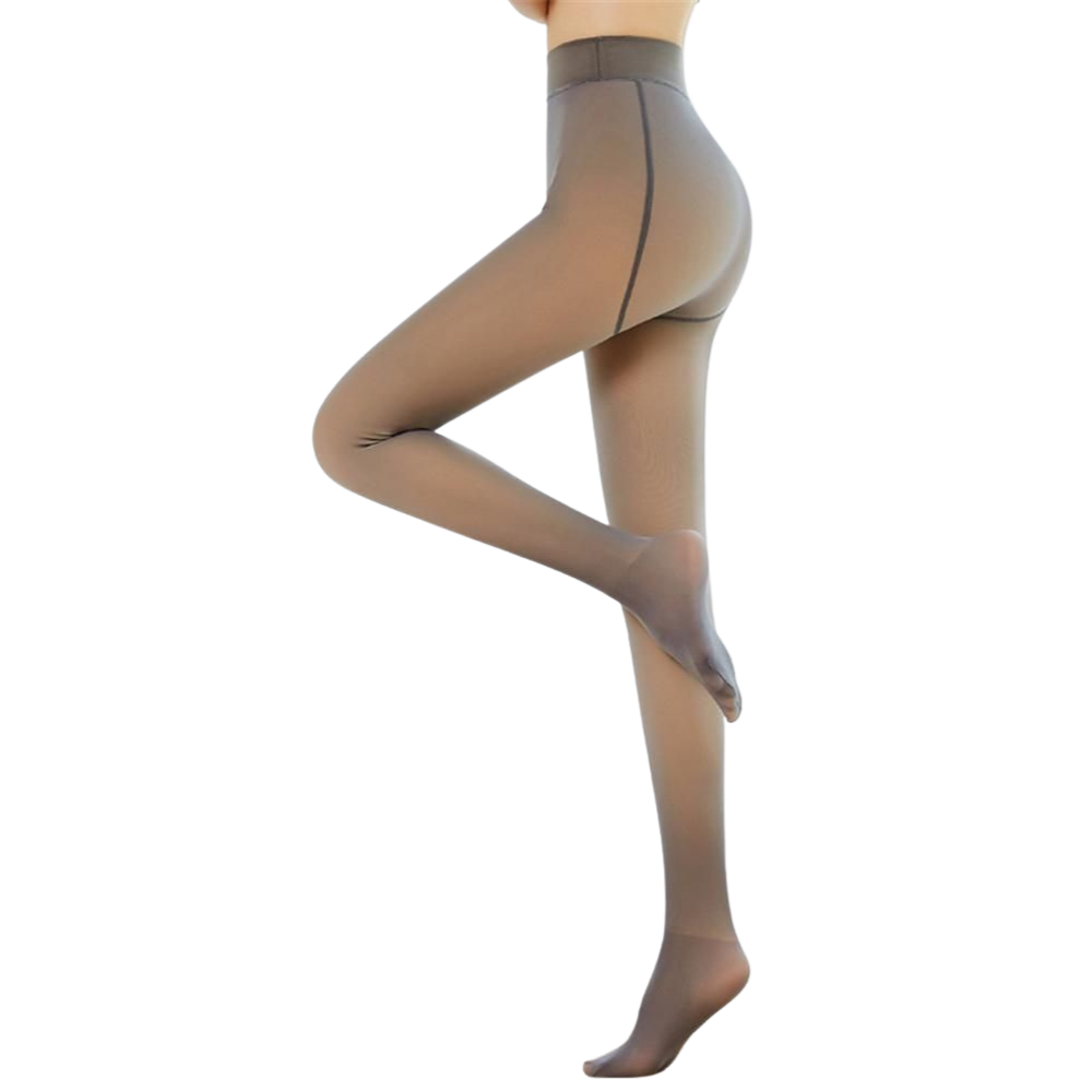 Warming fleece tights for stylish winter days