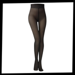 Warming fleece tights for stylish winter days