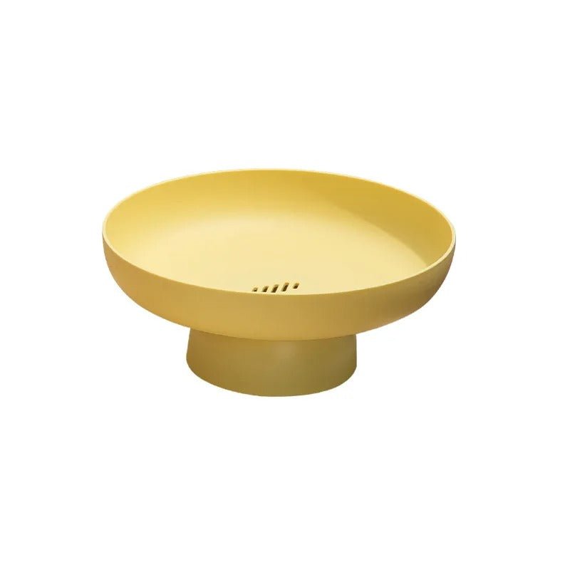 Elegante Obstschalen mit innovativem Abflusssystem (4er Set)