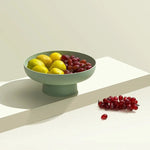 Elegante Obstschalen mit innovativem Abflusssystem (4er Set)