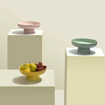 Elegante Obstschalen mit innovativem Abflusssystem (4er Set)