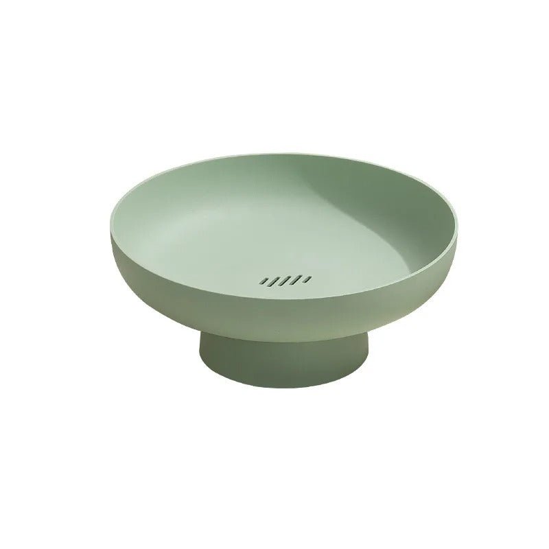 Elegante Obstschalen mit innovativem Abflusssystem (4er Set)
