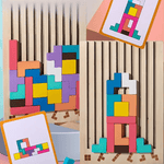 Familienfreundliches 3D Holzpuzzle für kreatives Spielen