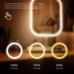 Eleganter LED Schminkspiegel mit Touch-Steuerung und 3 Lichtmodi