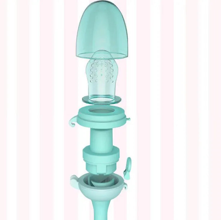 Silikon Beißring und Fütterhilfe – Baby Fruchtsauger und Futterspender