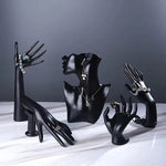 EleganzDisplay Jewelry Presentation | Stylish Hand and Bust Holders for Jewelry