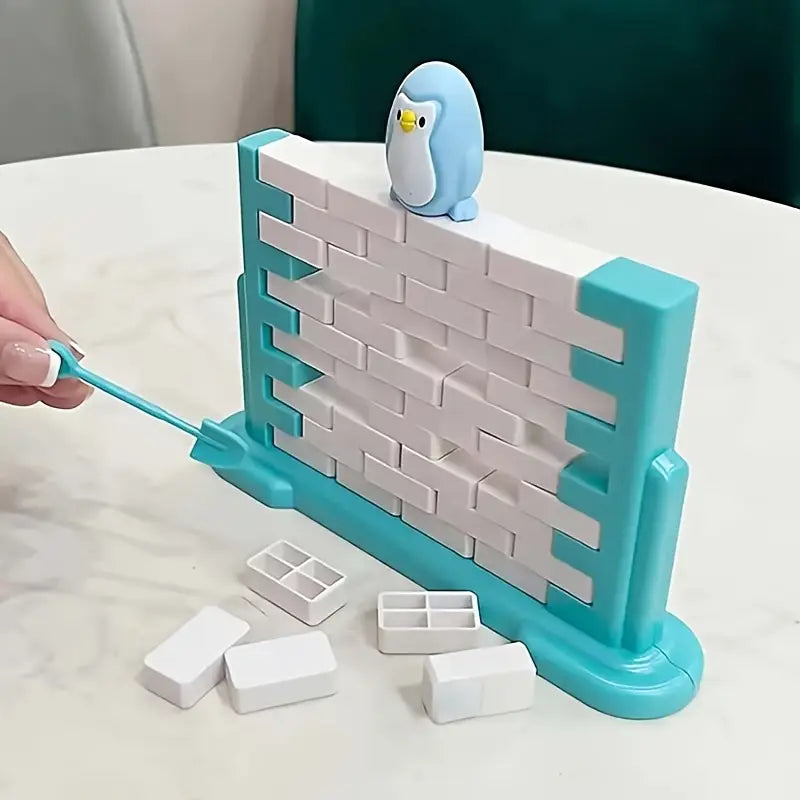 Eiswand Balance Spiel für die ganze Familie von Pinguin