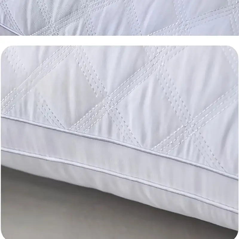 Deluxe Sleep Comfort - Set of 2 Hypoallergenic 3D Pillows for Optimal Neck Support