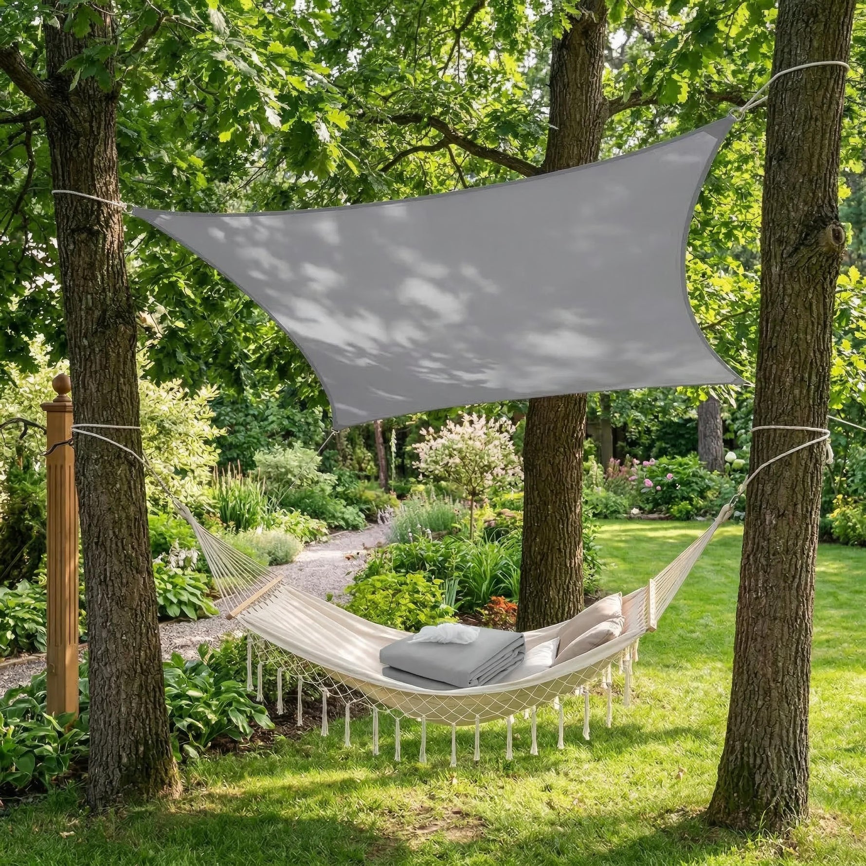 Sun Protection Paradise – Waterproof Rectangular Sun Shade Sail for Outdoor Areas