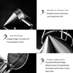 Precise Stainless Steel Batter Dispenser with Stand for Perfect Portions | 600 ml or 1200 ml