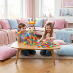 Schneeflocken Bausteine für kreative Montessori-Spieler