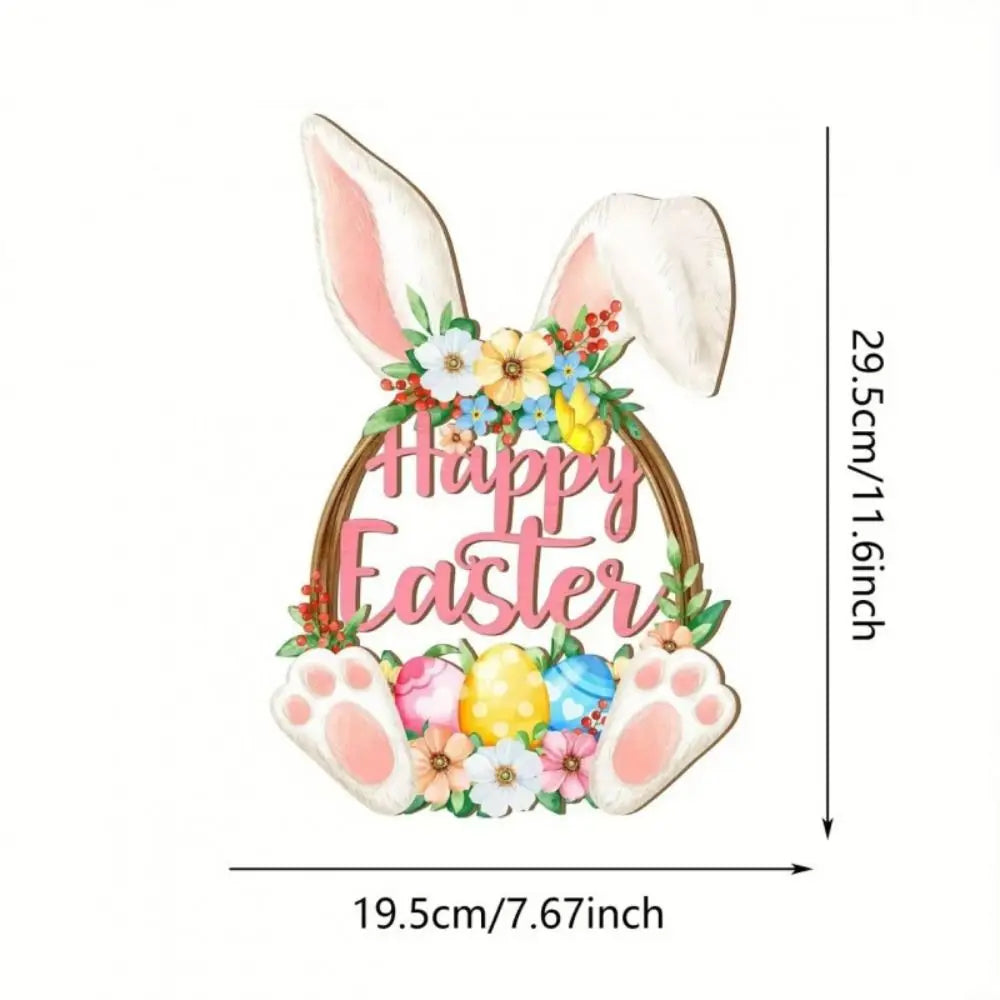 Spring Magic Wooden Easter Decoration | 29.5×19.5 cm