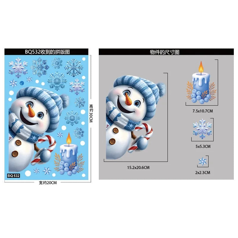 Winter Magic | Reusable Window Decoration for the Holidays