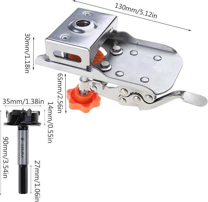 Hinge Professional – Precise Drilling Jig for Hinges