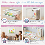 Rahmen für bis zu 150 Kunstwerke – Bilderhalter